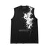 917CPM2 Black / Garden Sleeve Less Top